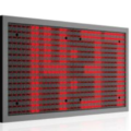 ZA30L Matrix LED gevelklok